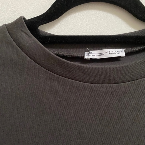 Zara Basic Long Sleeve Ruffle Dr… - Picture 2 of 5